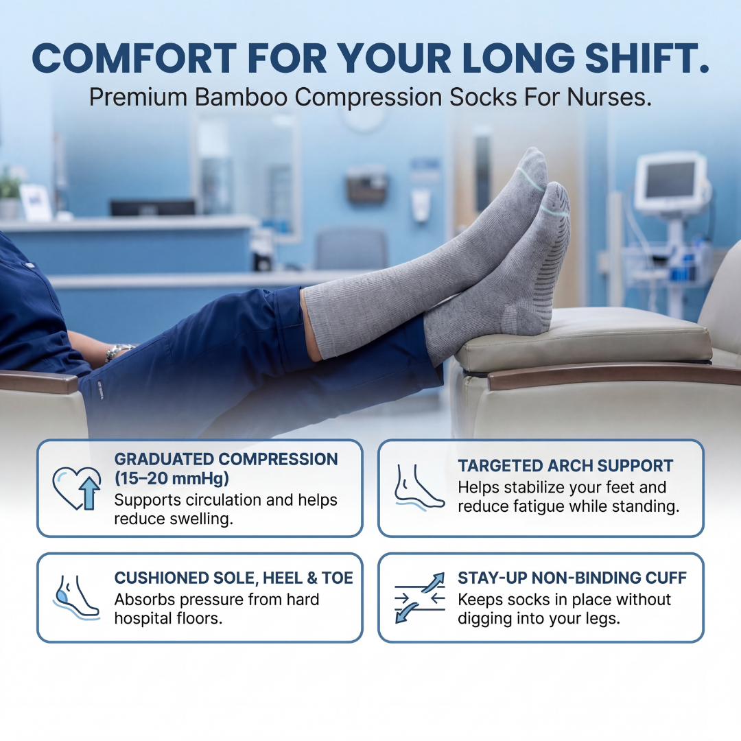 Premium Bamboo Compression Socks